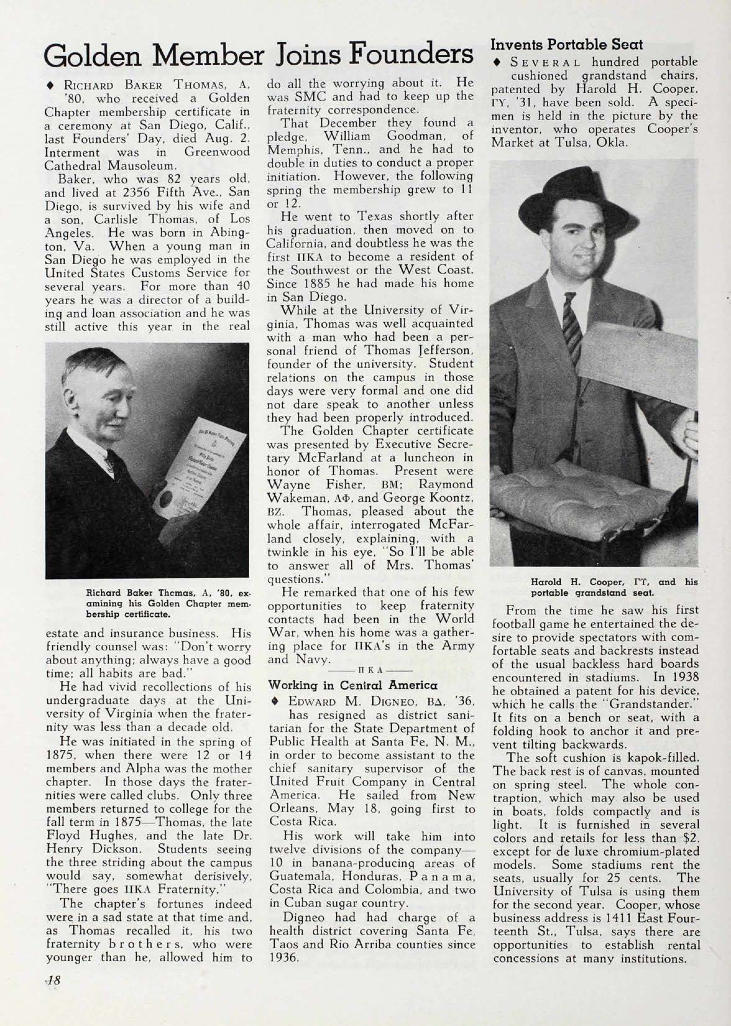 Golden Member Joins Founders